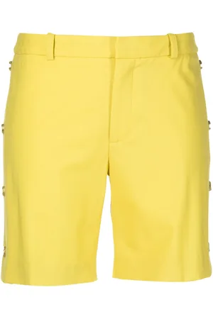 MONSE Bermudas de vestir con botones laterales