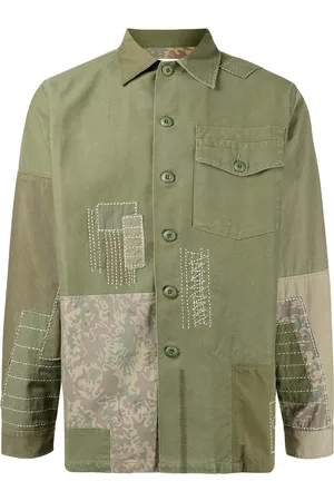 Maharishi Camisa con detalle patchwork