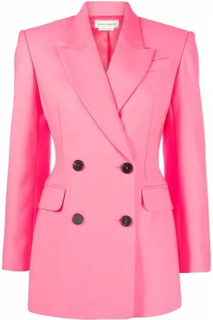 Alexander McQueen Blazer con doble botonadura