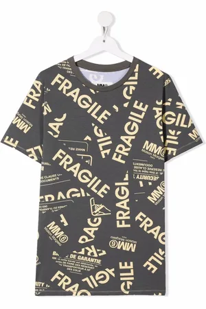 Maison Margiela Camiseta con estampado frágil