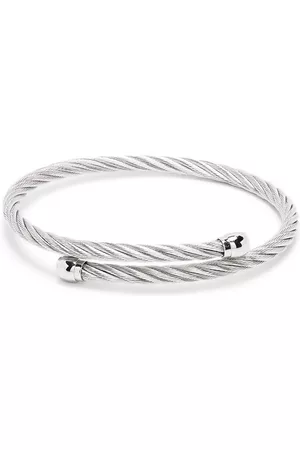 Charriol Brazalete Celtic con detalle de cuerda