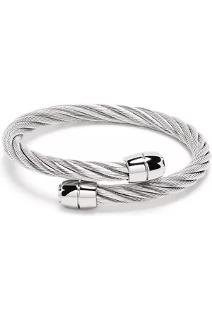 Charriol Brazalete Celtic con detalle de cuerda