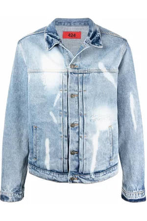 424 FAIRFAX Chaqueta vaquera con efecto descolorido