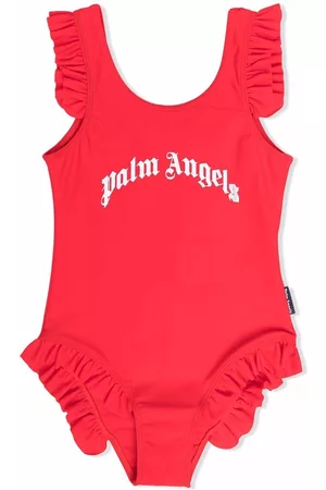 Palm Angels Bañador con logo estampado