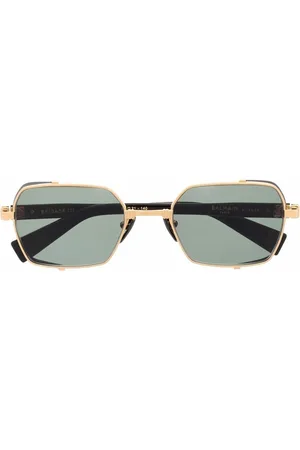 Balmain Gafas ovaladas con panel lateral