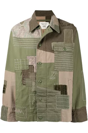 Maharishi Sobrecamisa con detalle patchwork