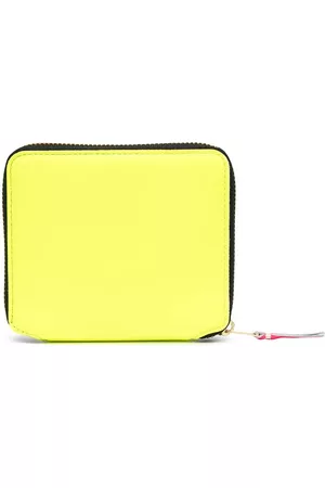 Comme des Garçons Cartera Super Fluo con cremallera