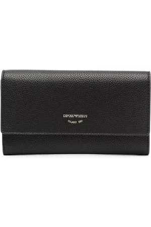 Emporio Armani Cartera con logo en relieve