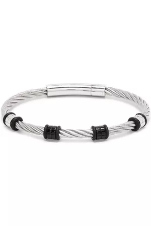 Charriol Brazalete Celtic con detalle de cuerda