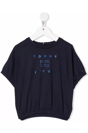 Tommy Hilfiger Camiseta elástica con logo estampado