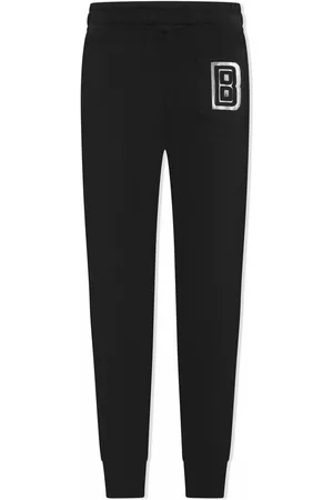 Balmain Pantalones joggers con letras del logo