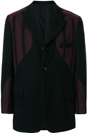 Comme des Garçons Blazer con panel a rayas