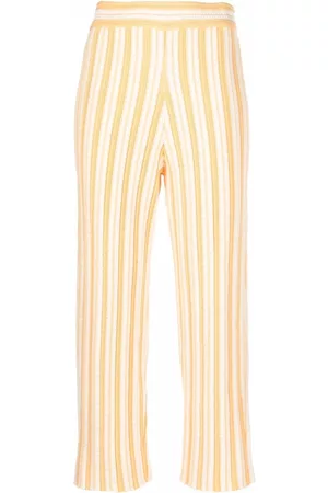 Jil Sander Pantalones capri a rayas