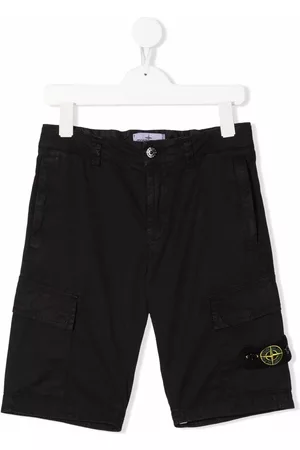 Stone Island Bermudas cargo con parche del logo
