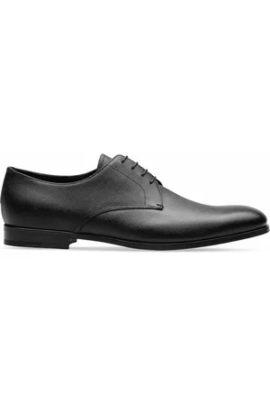 Prada Zapatos derby de piel saffiano