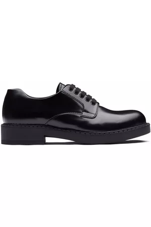 Prada Zapatos derby con acabado cepillado