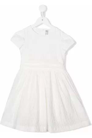 Il gufo Vestido midi con efecto arrugado