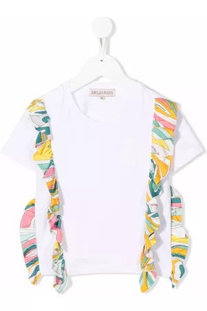 PUCCI Junior Camiseta con detalle de volantes