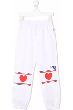 GCDS Pantalones con motivo de corazones