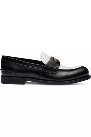 Miu Miu Mocasines penny con puntera de almendra