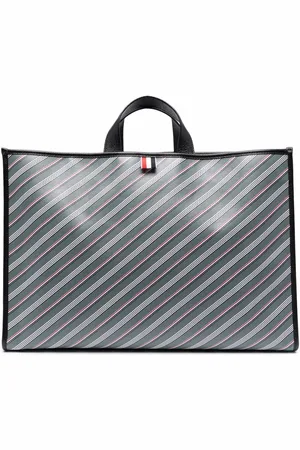 Thom Browne Bolso shopper con monograma