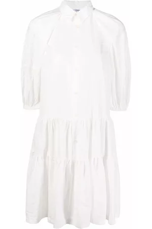 Comme des Garçons Vestido camisero de manga farol