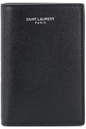 Saint Laurent Tarjetero con logo en relieve