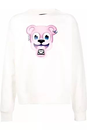 DOMREBEL Sudadera con estampado de dibujo