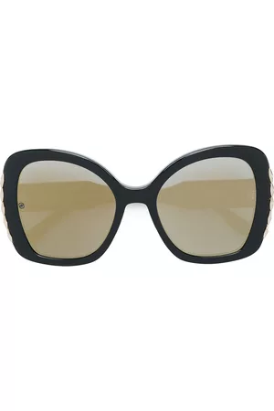 Elie saab Gafas de sol oversize con ribete