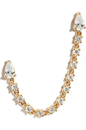 Anita Pendiente en oro amarillo de 18kt con diamantes