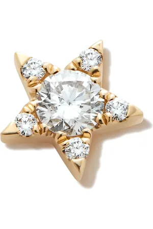Maria Tash Pendiente Star en oro amarillo de 18kt