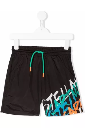 Stella McCartney Pantalones cortos con logo y cordón