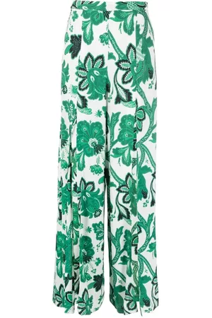 Etro Pantalones anchos con estampado floral