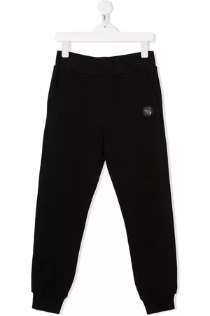 Philipp Plein Pantalones de chándal con parche del logo