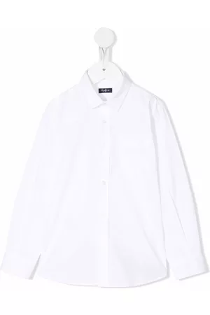 Il gufo Camisa con bolsillo de parche en el pecho