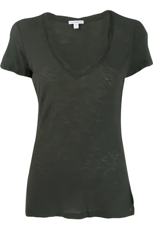 James Perse Camiseta con cuello redondo
