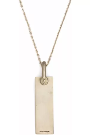 PARTS OF FOUR Collar con colgante de etiqueta