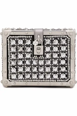 Dolce & Gabbana Bolso Jacquard Dolce Box con asa en el tope