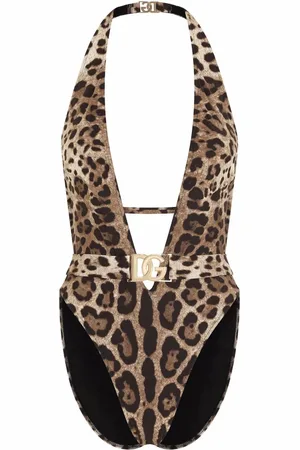 Dolce & Gabbana Bañador con estampado de leopardo
