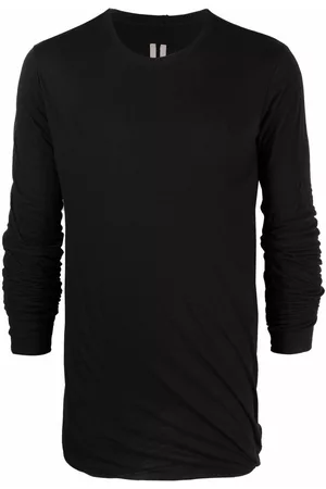 Rick Owens Camiseta fruncida de manga larga