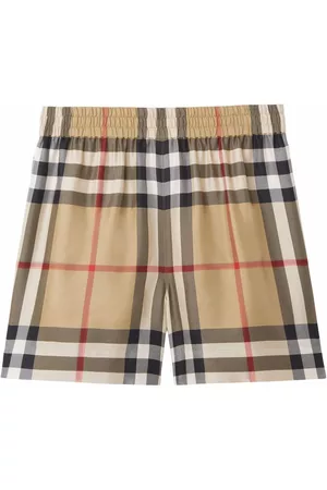 Burberry Pantalones cortos con detalle a cuadros