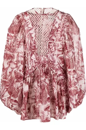 Stella McCartney Vestido corto con ilustración estampada