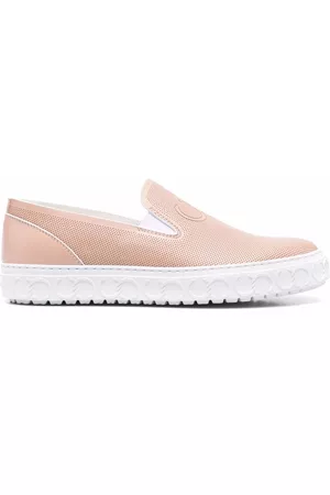 Casadei Zapatillas slip-on con logo en relieve