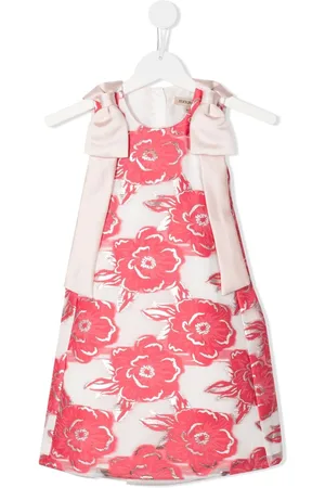 HUCKLEBONES LONDON Vestido con estampado de rosas