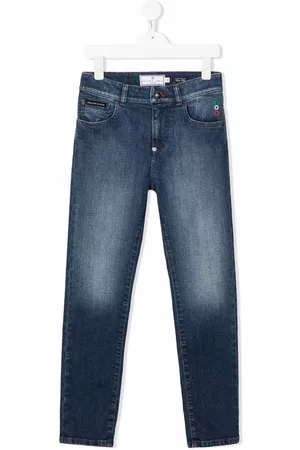 Philipp Plein Vaqueros slim con parche del logo
