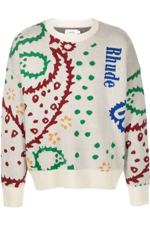 Rhude Jersey de punto de intarsia