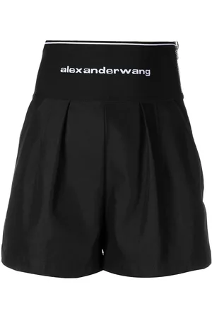 Alexander Wang Bermudas con logo en la cintura