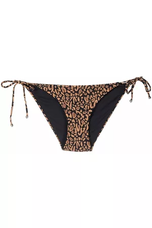 Nanushka Bragas de bikini con animal print