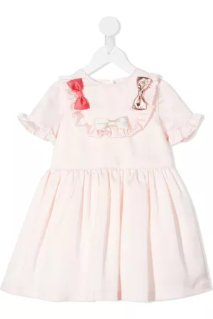 HUCKLEBONES LONDON Vestido acampanado con detalle de lazos