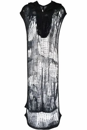 Rick Owens Poncho de punto Spider